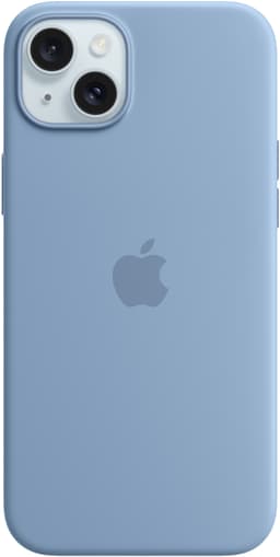 iPhone 15 Plus silikonskal med MagSafe (winter blue)