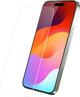 Sandstrøm iPhone 15/15 Pro/14 Pro Flat Glass skærmbeskytter