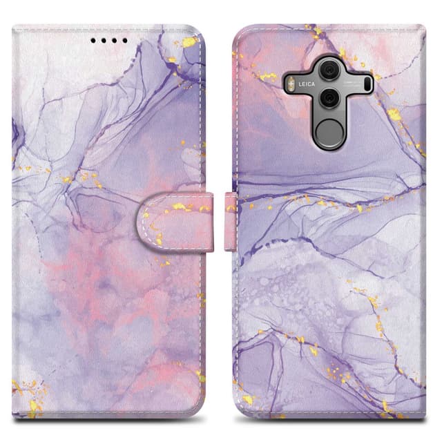 Huawei MATE 10 PRO Plånboksfodral Skal (Lila)