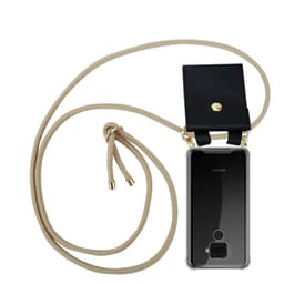 Huawei MATE 30 LITE Deksel med Halskjede (brun)