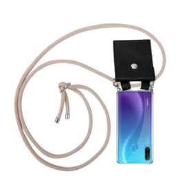 Huawei P30 LITE Deksel med Halskjede (rosa)