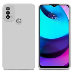 Motorola MOTO E20 silikondeksel case (hvit)
