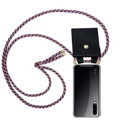 Huawei P30 Deksel med Halskjede (rød)