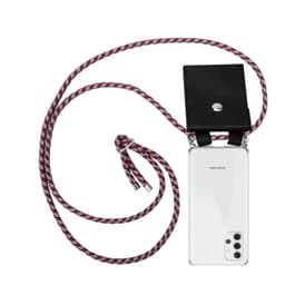 Samsung Galaxy A32 5G Etui Cover Kæde (Rød)