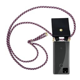 Google PIXEL 5 XL Suojakuori Kotelo (Punainen)