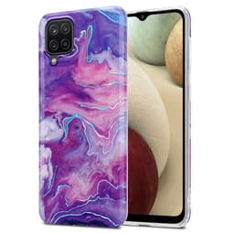 Samsung Galaxy A12 / M12 lommebokdeksel etui (lilla)