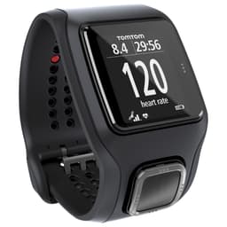 TomTom Runner Cardio treningsklokke (sort/rød)