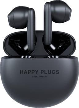 Happy Plugs Joy Lite helt trådløse in-ear høretelefoner (sort)