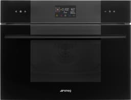 Smeg Linea Kompaktovn med mikro SO4102M1B3 (sort)