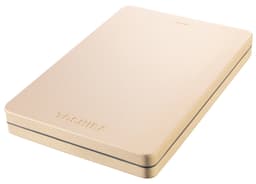 Toshiba Canvio Alu 2 TB bærbar ekstern harddisk - guld