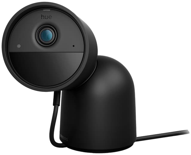 Philips Hue sikkerhetskamera (skrivebordsstativ/sort)