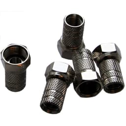 Triax F-liittimet 5 kpl pakkaus 4,9/6,8mm
