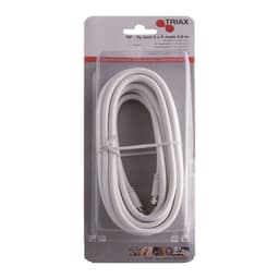 Triax Cabel F till F5 M - Hvid