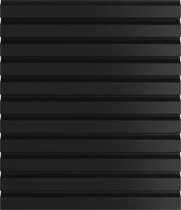 Epoq Lamella front til oppvaskmaskin 60x70 (sort eik)