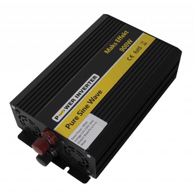 POWER Inverter 12V 900W Ren Sinus - m/fjernkontroll - Elkjøp
