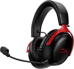 HyperX Cloud III Trådløse gaming høretelefoner (sort/rød)