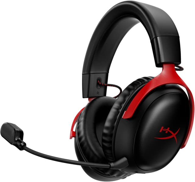 HyperX Cloud III Trådløse gaming høretelefoner (sort/rød)