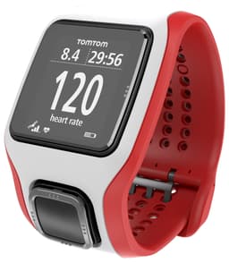 TomTom Multi-Sport Cardio sportsklokke (hvit/rød)