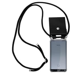 Huawei P9 Deksel med Halskjede (svart)