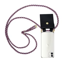 iPhone 12 MINI Etui Cover Kæde (Rød)