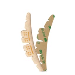 Högklackat grepp hälskydd 5 par Beige