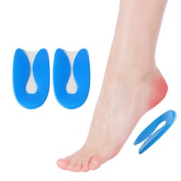 Et par U-formede hælbeskyttelsespuder str. 35-39 Blå Size 35-39