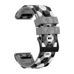 Silikone urrem til Garmin Fenix 3/5X/6X/7X/Descent MK1 26 mm Grå