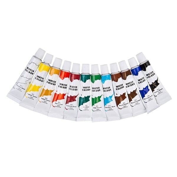 Vattenfärger 12ml 12-pack
