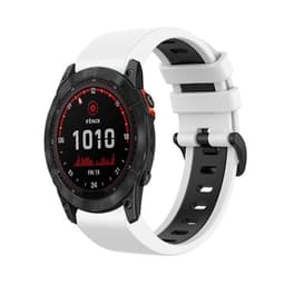 Armband till Garmin Fenix 7X 26mm - Vit & Svart
