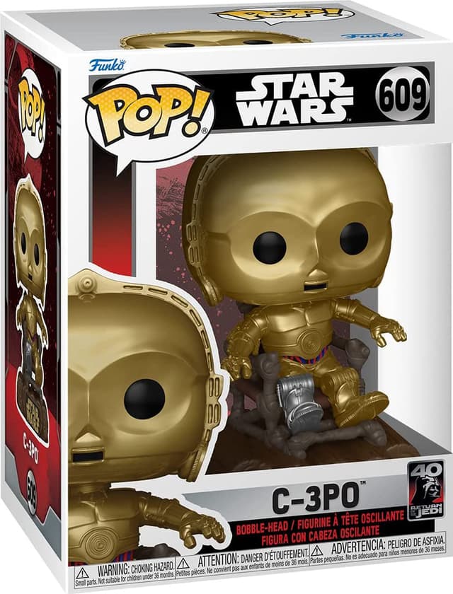 Funko Pop! Vinyl Star Wars RotJ 40th C3PO figur