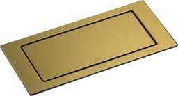 EVOline BackFlip stikkontakt (matt brass)