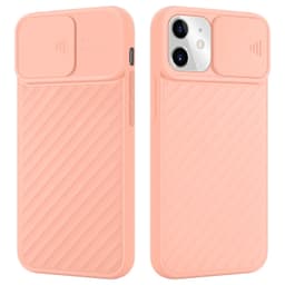 iPhone 11 silikondeksel case (rosa)