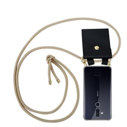 Nokia 8.1 Deksel med Halskjede (brun)