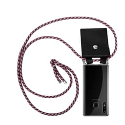 Samsung Galaxy A20 / A30 / M10s Etui Cover Kæde (Rød)