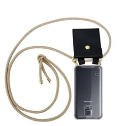 Samsung Galaxy S5 / S5 NEO Skal Fodral Kedja (Brun)