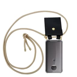 Motorola MOTO G5S PLUS Deksel med Halskjede (brun)