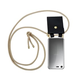 Sony Xperia XZ PREMIUM Deksel med Halskjede (brun)