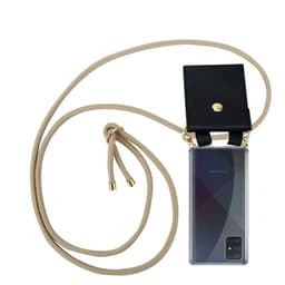 Samsung Galaxy A51 5G Etui Cover Kæde (Brun)