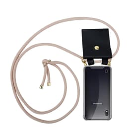 Samsung Galaxy A10 / M10 Etui Cover Kæde (Lyserød)