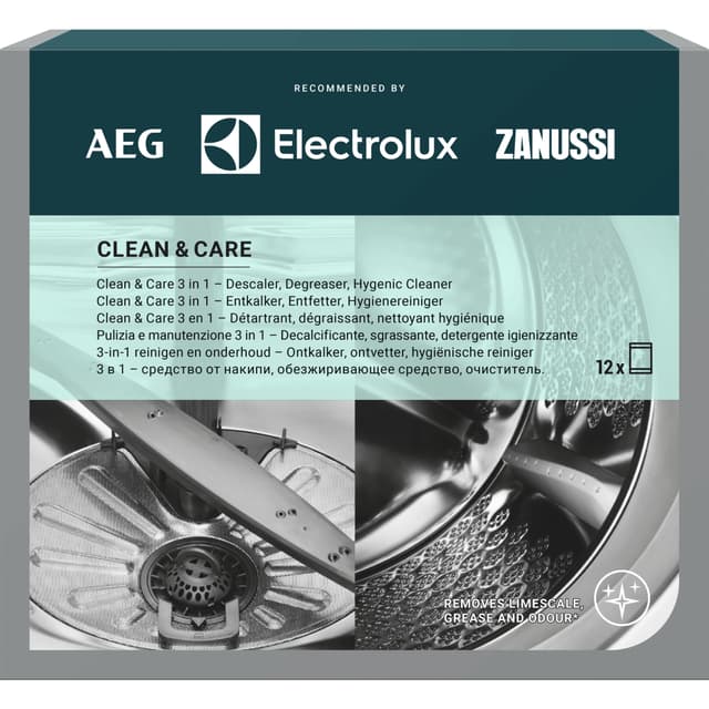 Clean and Care - Diskmaskin och Tvättmaskin 3 in 1 (12 stk)