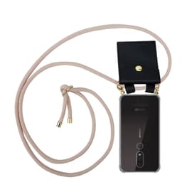 Nokia 4.2 Etui Cover Kæde (Lyserød)