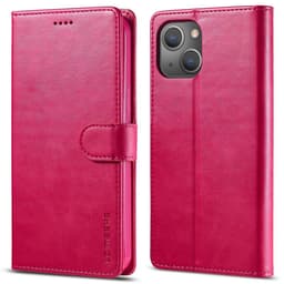 LC.IMEEKE Plånboksfodral till iPhone 15 - Rosa
