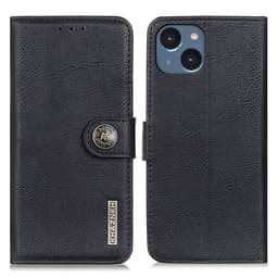 KHAZNEH iPhone 15 Plånboksfodral - Svart
