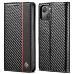 LC.IMEEKE lompakkokotelo iPhone 15 - musta