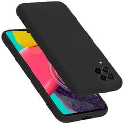 Samsung Galaxy M53 5G silikondeksel case (svart)