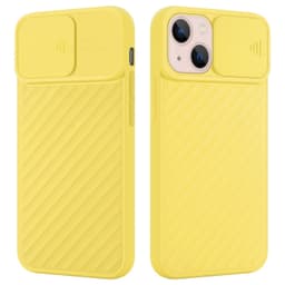 iPhone 13 silikondeksel case (gul)