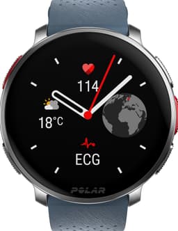 Polar Vantage V3 urheilukello 47 mm (teräs/sininen)