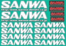 Sanwa  Decal - White