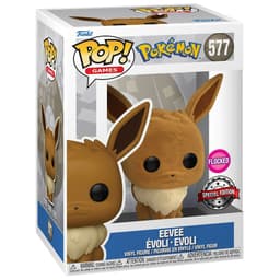 Funko Pop! Flocked Exclusive Pokemon Eevee-figur