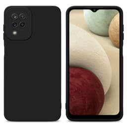 Samsung Galaxy A12 / M12 Etui Case Cover (Sort)